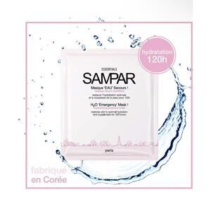 Lux SAMPAR H2O Emergency Skin Mask Moisturizing Hydrate Hydrogen Serum Relaxing